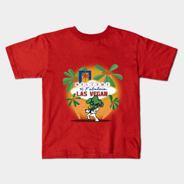 Viva Las Vegan Kids T-Shirt by Freecheese